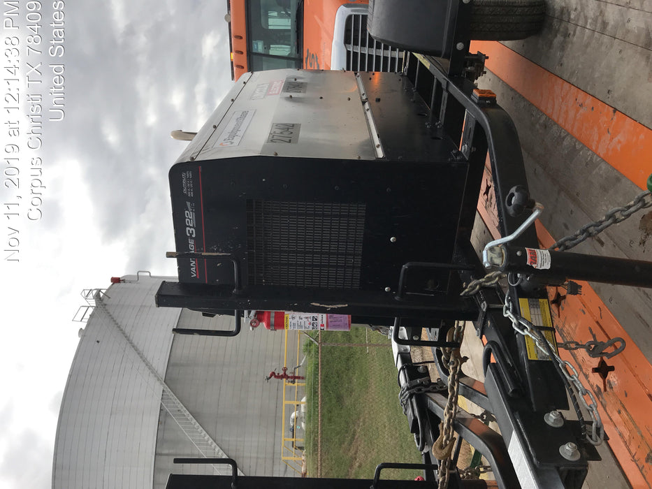 2019 Lincoln Electric Vantage 322 Lincoln Vantage 322 Welder w/Trailer, Light Kit, Cable Rack