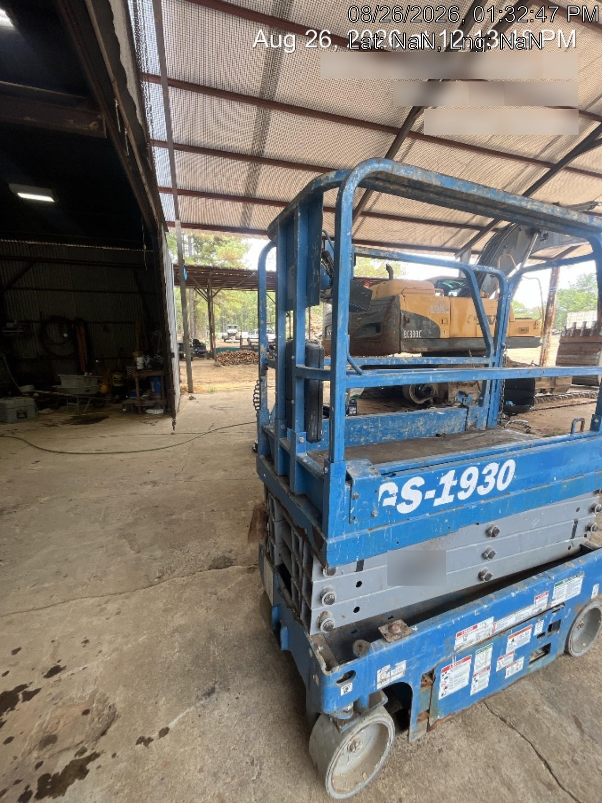 2019 Genie GS-1930 Fixed Rails with Chain Entry