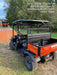2021 Kubota RTV-X1140W-H Plastic Canopy, Windshield Acrylic Clear, LED Strobe Light, Wire Harness Kit, Back up Alarm