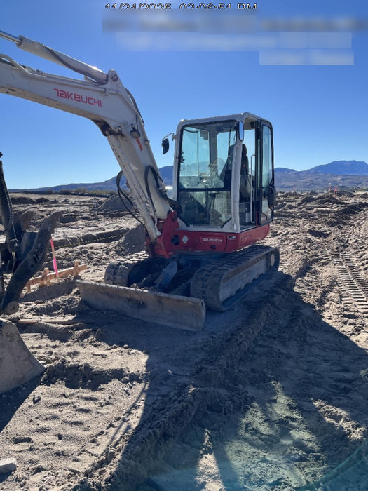 2020 Takeuchi TB250-2C Cab/Heat/Air, Rubber Tracks, Manual TAG QC