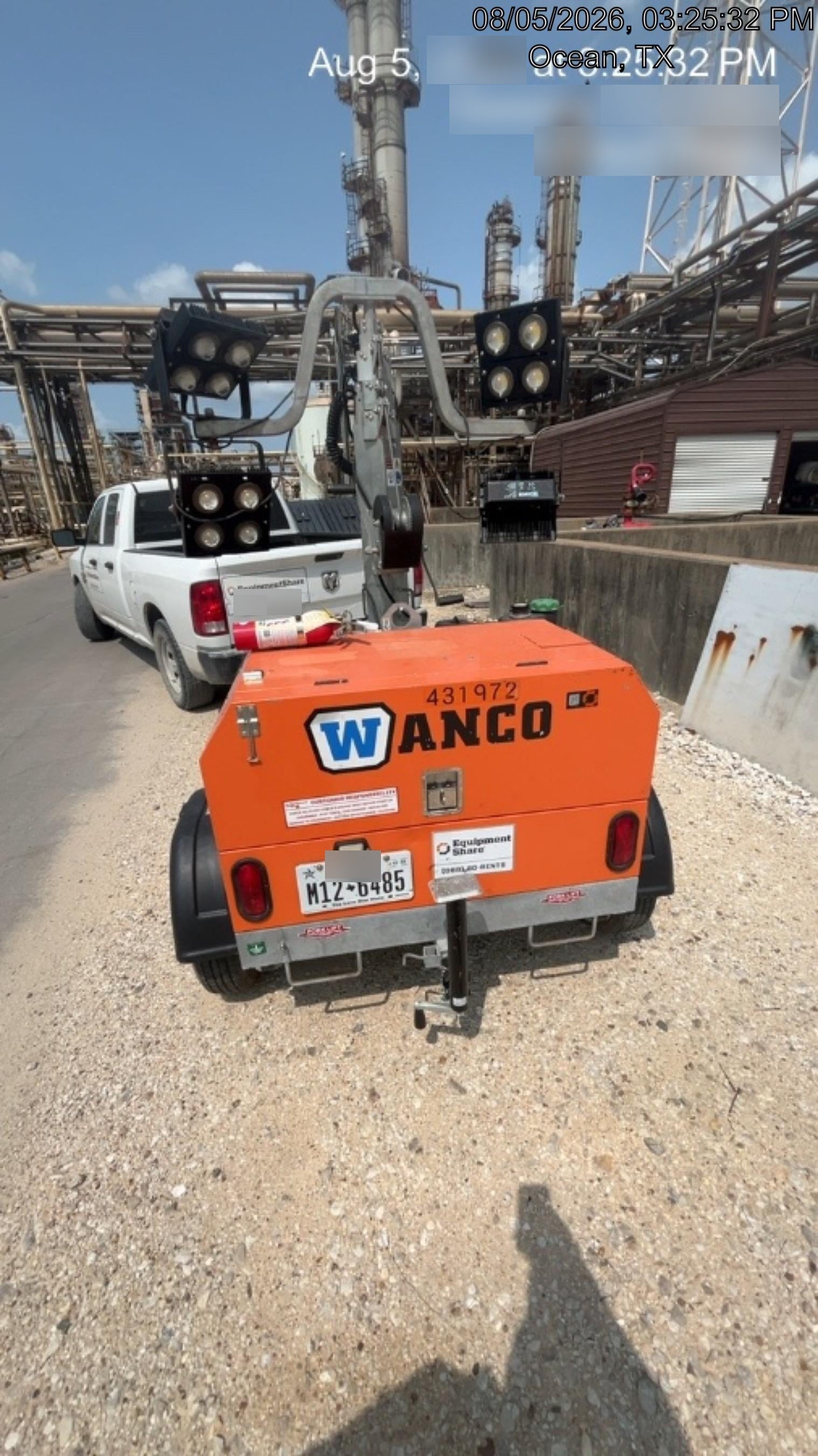 2024 Wanco WLTT-4MM4K Diesel, Deep Sea Controller, Shore Power Plug, Auto Start, (4) 350W LED Floodlights, 4kW Generator, 60 Gal Fuel Tank, 2" Ball, T3
