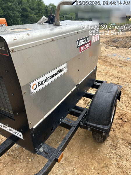 2019 Lincoln Electric Vantage 322 Ready-Pak 3, Two Wheel Trailer, Fender and Light Kit, Cable Rack