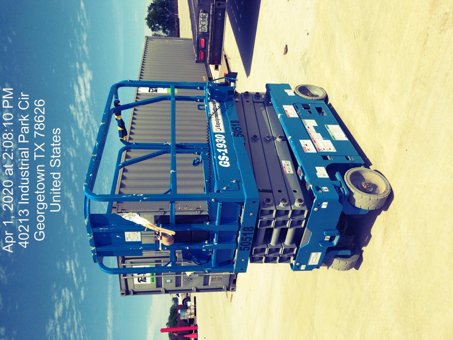 2019 Genie GS-1930 Fixed Rails with Chain Entry