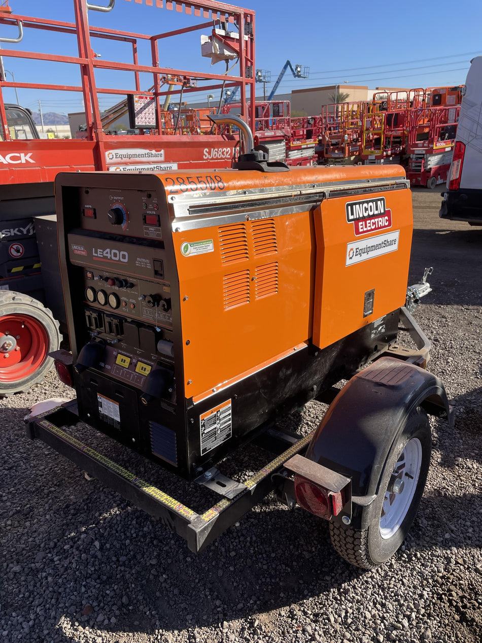 2022 Lincoln Electric LE400 Kubota V1505, Trlr, Cable Rack, Light Kit, ES Decals, T3