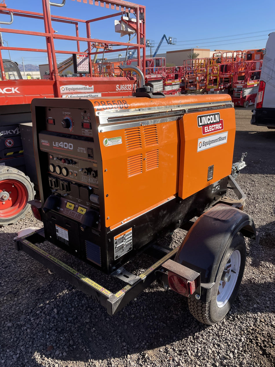 2022 Lincoln Electric LE400 Kubota V1505, Trlr, Cable Rack, Light Kit, ES Decals, T3