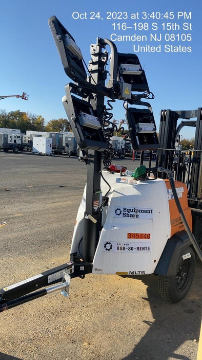 2023 Generac MLT2 Diesel, Flex Switch 120V Input, Powerzone Controller, (4) 320W LED Lights, 4kW Generator, 39.9 Gal Fuel Tank, 2" Ball, T3