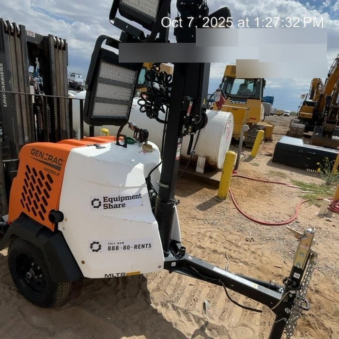 2024 Generac MLT2 Diesel, Flex Switch 120V Input, Powerzone Controller, 
(4) 320W LED Lights, 4kW Generator, 39.9 Gal Fuel Tank, 2" Ball, T3