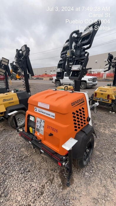 2023 Generac MLT2 Diesel, Flex Switch 120V Input, Powerzone Controller, 
(4) 320W LED Lights, 4kW Generator, 39.9 Gal Fuel Tank, 2" Ball, T3