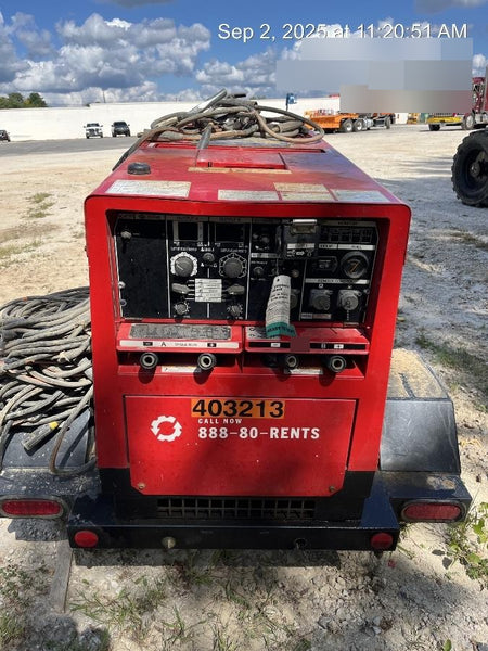 2024 Shindaiwa DGW400MDL Kubota D902 Engine, 23 HP, Dual Op Welder, Wire, Arc, Droop Stick, Tig, and CC Stick Functionality, Simulphase, 3 Phase and 1 Phase Gen Output, Single Axle NB Trlr, Slr Trckl Chrg 12V 12W, Fire Ext