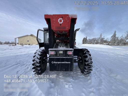 2020 Manitou MTA8044 74hp T4F, Cab/Heat/Air, Cab and Boom LED work lights, Auxiliary Hydraulics, Solid Tires, Amber strobe, Lift Hook w/66" Carriage, 60" Forks