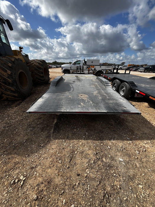 2024 TEXAS PRIDE TRAILERS 21' Lowboy Gravity Tilt Bed 14K Bumper Pull Trailer