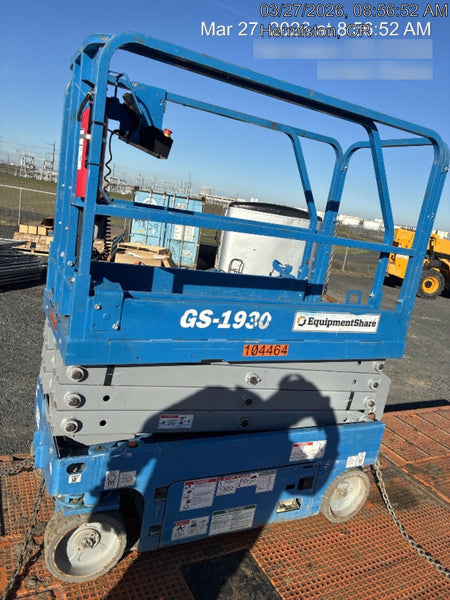 2020 Genie GS-1930 Standard Machine, 800W Inverter