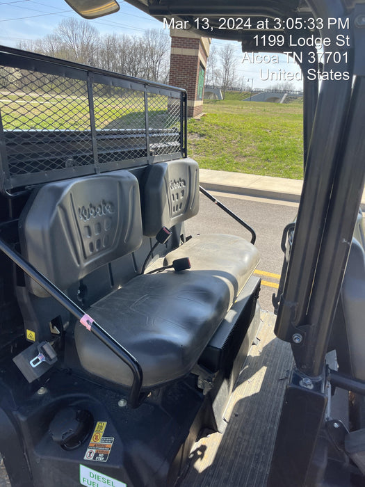 2021 Kubota RTV-X1140W-H Plastic Canopy, Windshield Acrylic Clear, LED Strobe Light, Wire Harness Kit, Back up Alarm