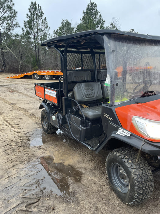 2022 Kubota RTV-X1140W-H Plastic Canopy, Windshield Acrylic Clear, LED Strobe Light, Wire Harness Kit, Back up Alarm