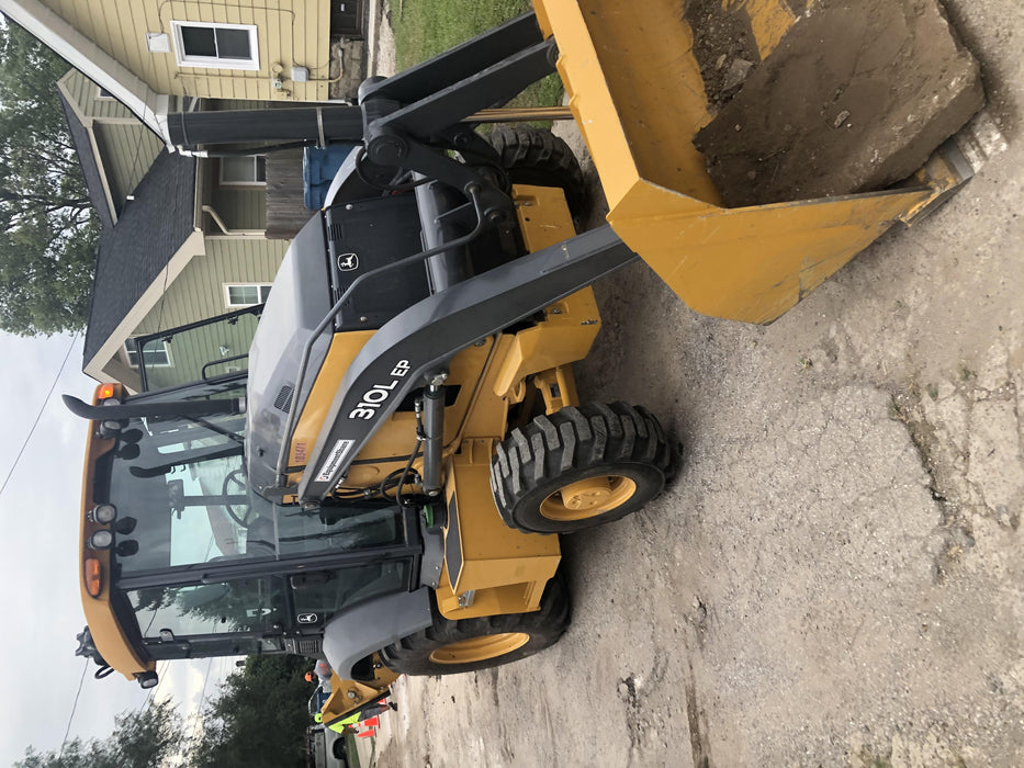 2020 John Deere 310LEP Cab/Heat/Air, 4WD, Standard Stick, Pilot Controls, 2 Way Hydraulics, TAG Manual QC