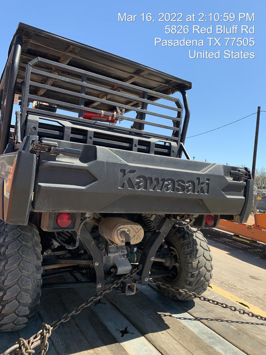 Kawasaki Mule PRO-DXT Standard Options, Backup Alarm, Beacon, Plastic Hard Top, Poly Windshield, Horn Kit