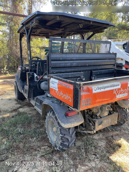 2022 Kubota RTV-X1140W-H Plastic Canopy, Windshield Acrylic Clear, LED Strobe Light, Wire Harness Kit, Back up Alarm