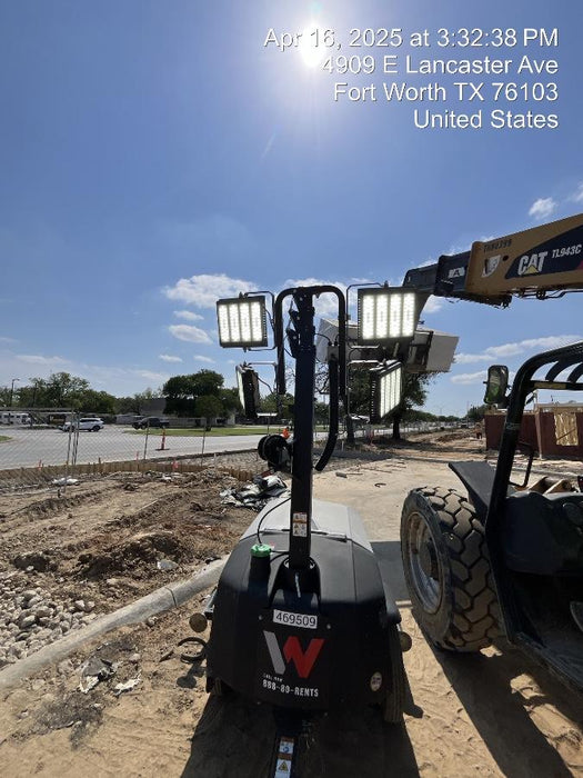 2024 Wacker Neuson LTT4 Diesel, Kohler KDW702, Deep Sea Controller, Auto Start, LED 320W, Bypass Outlet, T3