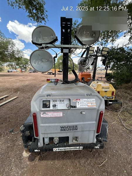 2019 Wacker Neuson LTV6L-MH Wacker Neuson LTV6L Mobile Light Tower w/Fuel Level Sensor Installed