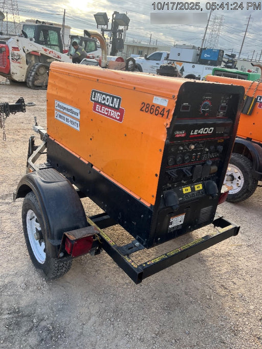 2022 Lincoln Electric LE400 Kubota V1505, Trlr, Cable Rack, Light Kit, ES Decals, T3