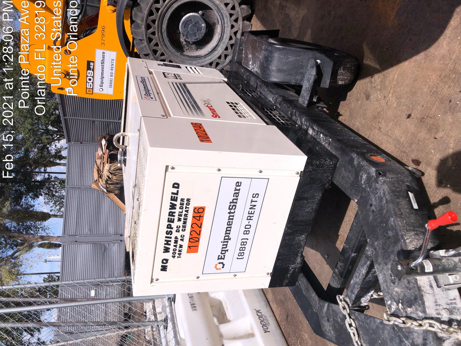 2020 Multiquip DLW400ESA4 400 amp Welder, 14kW, 120/240V, T4F Kubota, Trailer