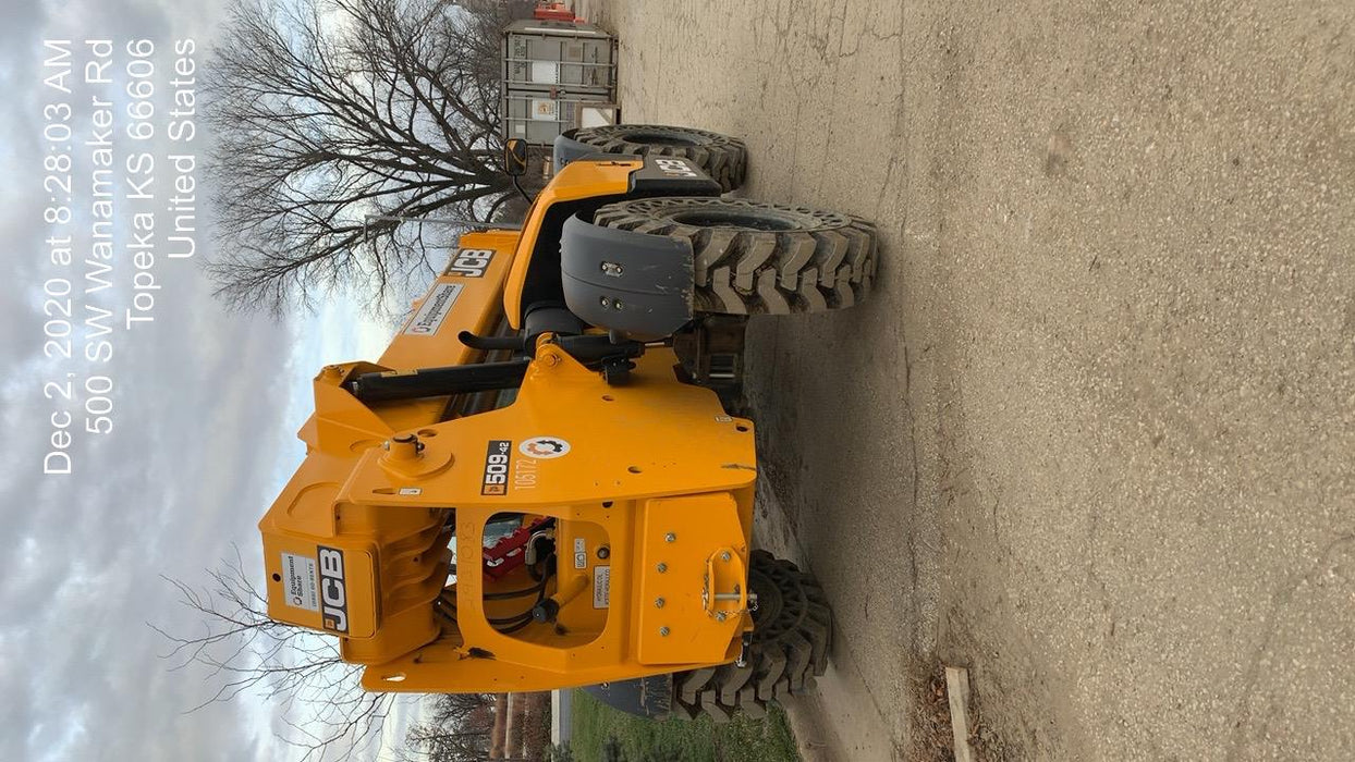 2020 JCB 509-42 Canopy, Solid Tires, Work Lights, Beacon, Aux Hydraulics, Back up Alarm, Lifting Eye, ES Decals