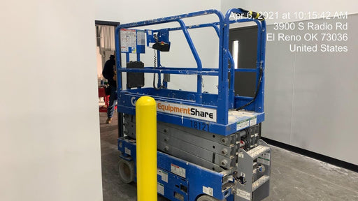 2018 Genie GS-1930 Genie GS-1930 w/Fixed Rail, Chain Entry