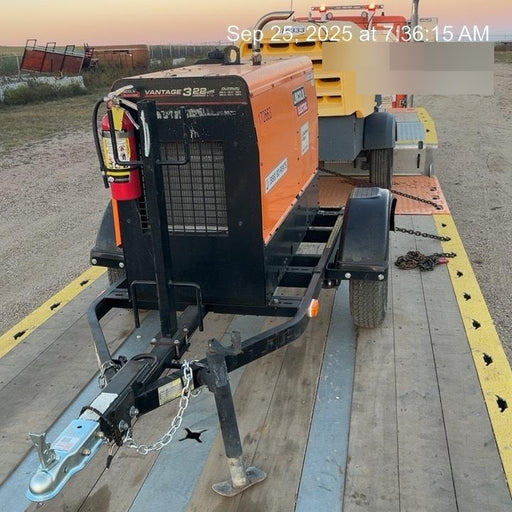 2021 Lincoln Electric Vantage 322 Vantage 322 Ready Pak 3 w/ Decals, ORANGE (includes trailer, cable rack, fender light kit) NO Telematics