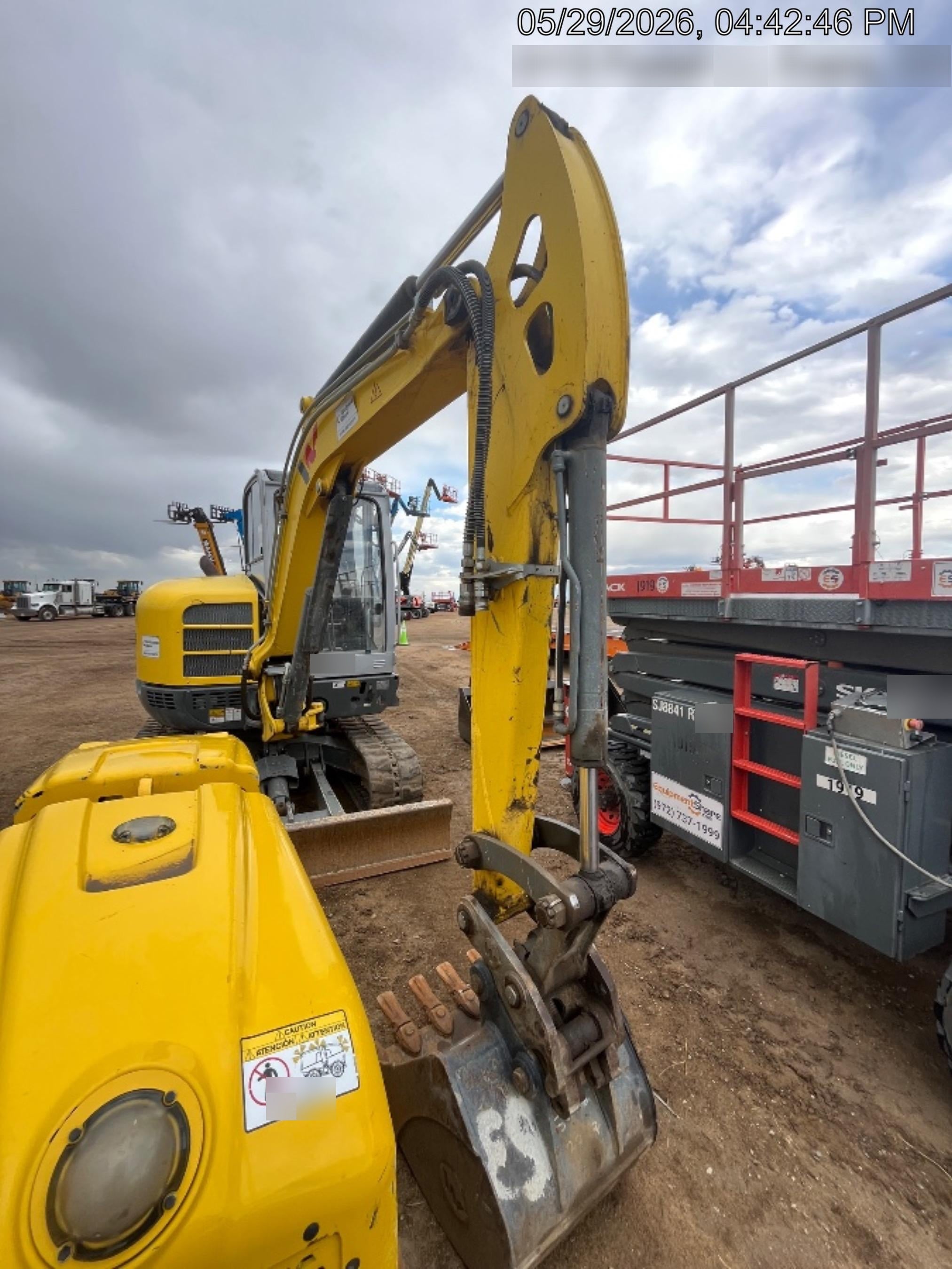 2019 Wacker Neuson EZ53 WACKER NEUSON EZ53 12K Excavator, TRK,LGD,CAB,PC