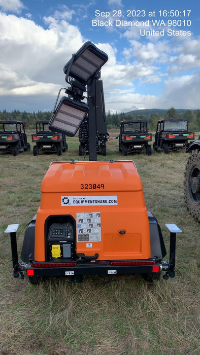 2023 Generac MLT2 Diesel, Flex Switch 120V Input, Powerzone Controller, (4) 320W LED Lights, 4kW Generator, 39.9 Gal Fuel Tank, 2" Ball, T3
