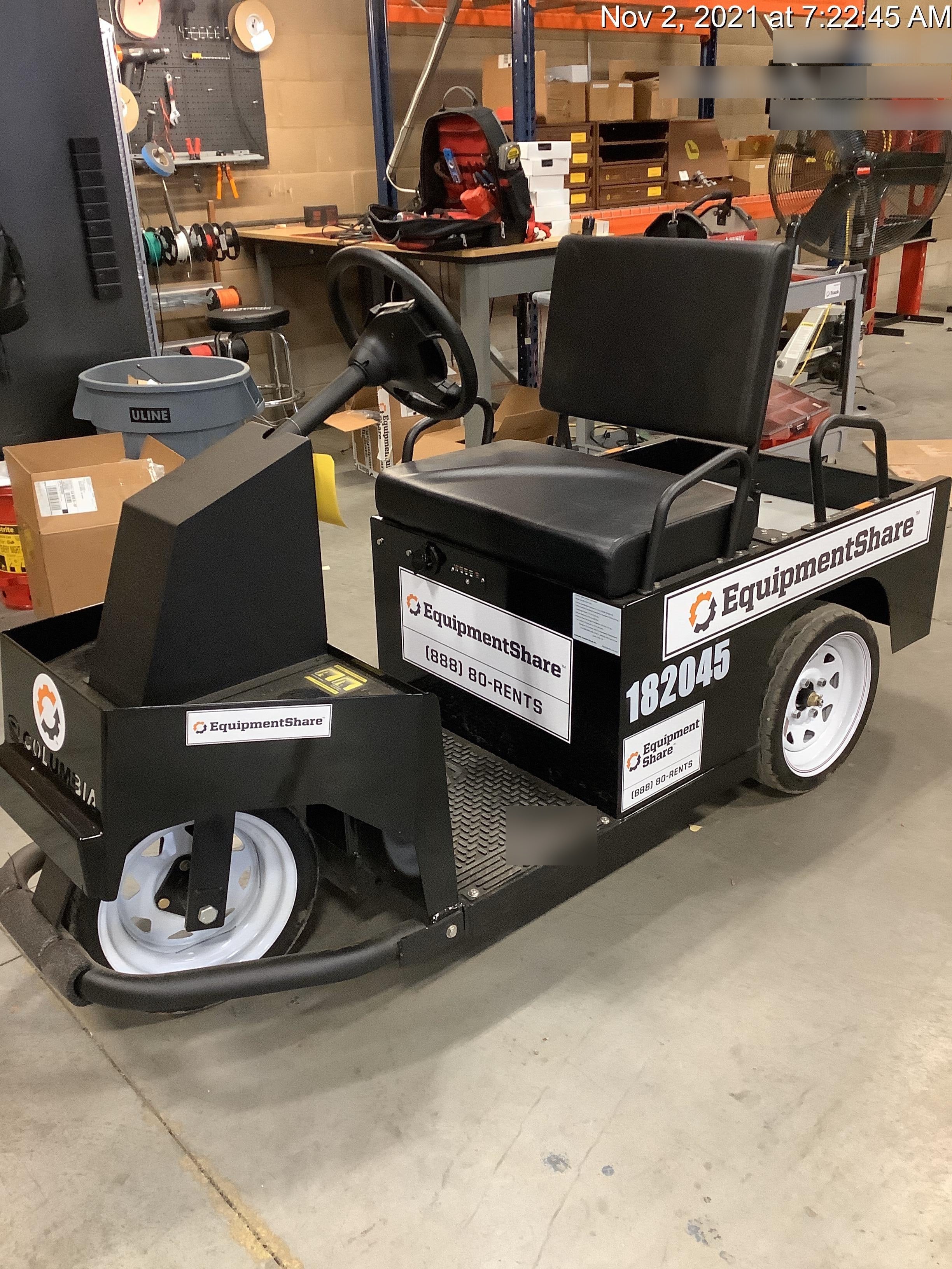 2021 Expeditor Expeditor 3 wheel Expeditor, Steering Wheel, Solid Non marketing tires, Ball Hitch, Front bumper, Painted Black