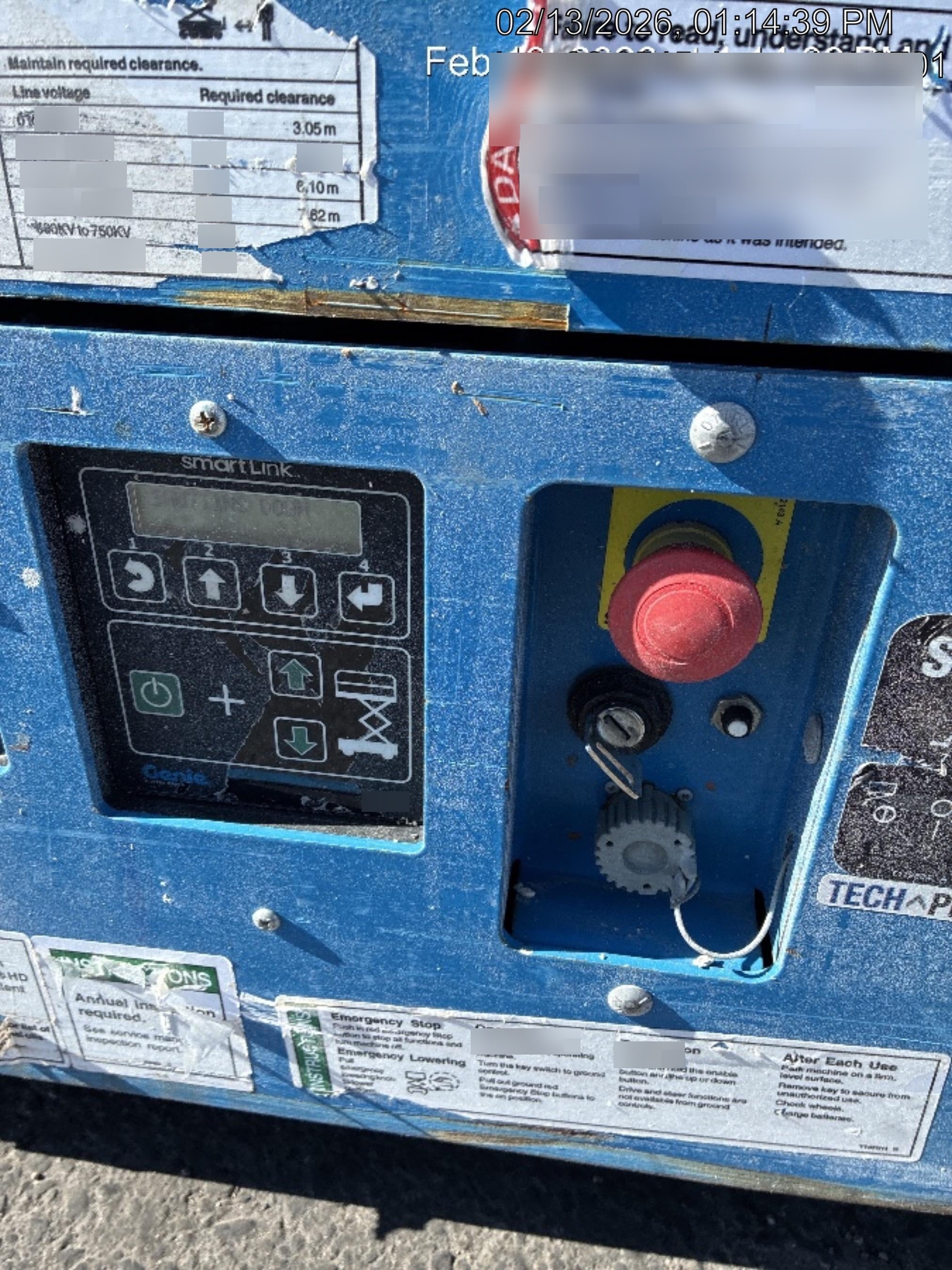 2019 Genie GS-1930 Half Height Swing Gate, 800W Inverter