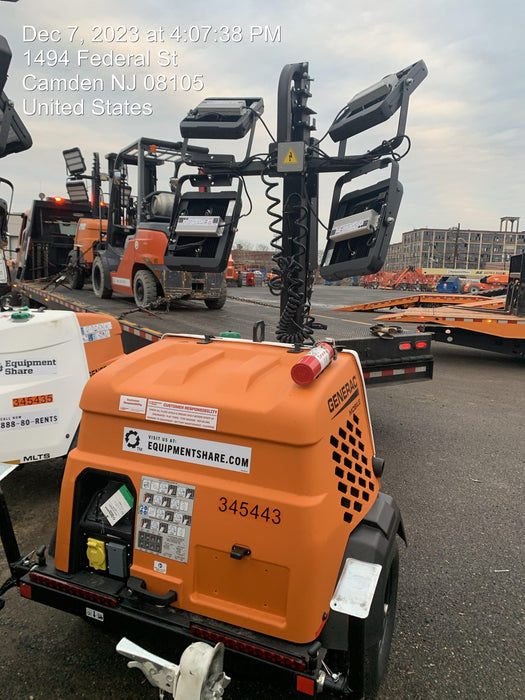 2023 Generac MLT2 Diesel, Flex Switch 120V Input, Powerzone Controller, (4) 320W LED Lights, 4kW Generator, 39.9 Gal Fuel Tank, 2" Ball, T3