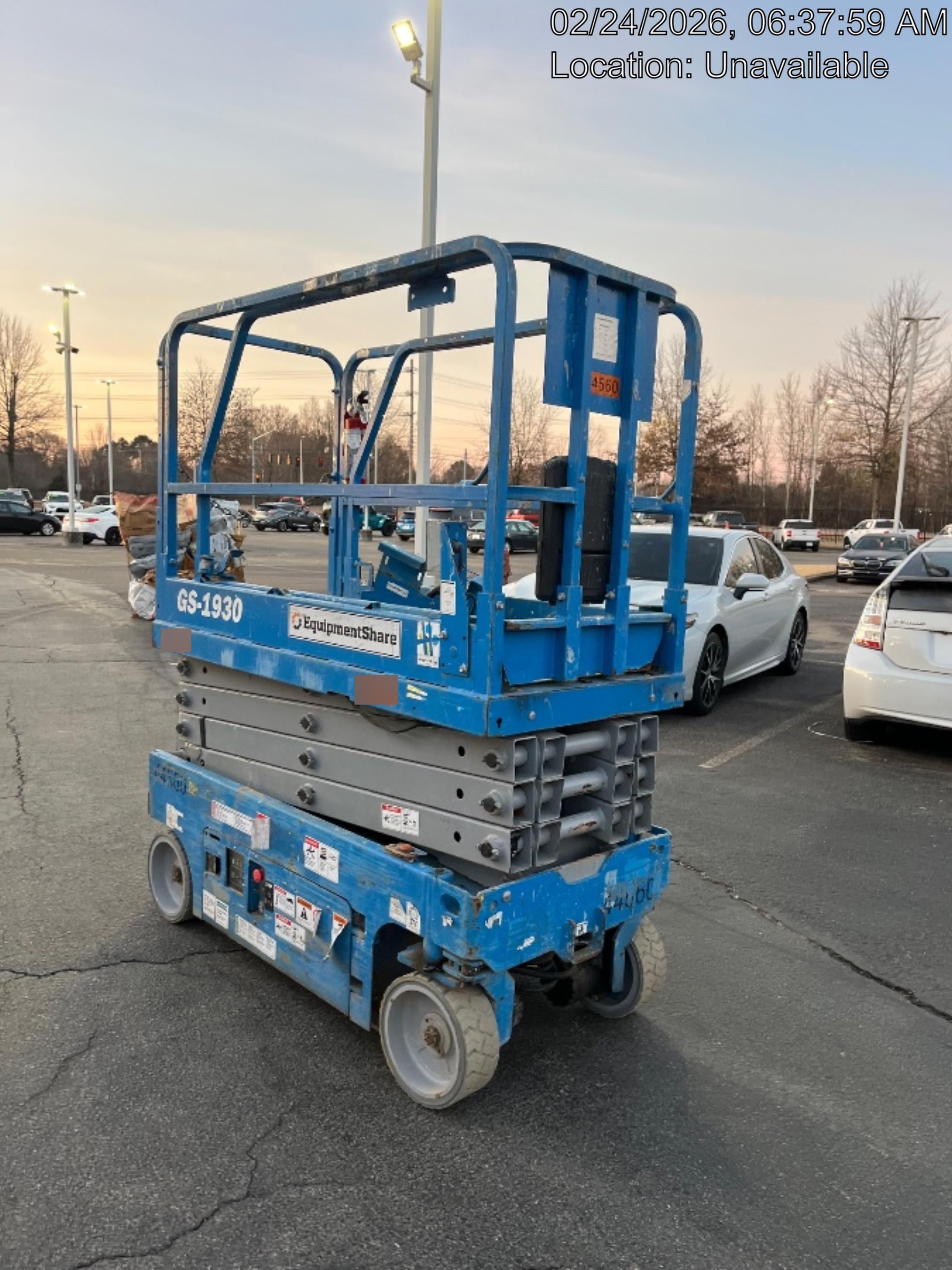 2019 Genie GS-1930 Fixed rails with chain Entry