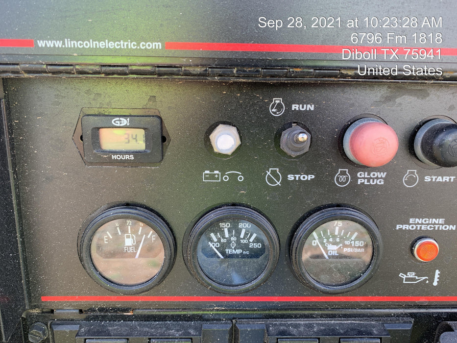 2021 Lincoln Electric Vantage 322 Vantage 322 Ready Pak 3 w/ Decals, ORANGE (includes trailer, cable rack, fender light kit) NO Telematics