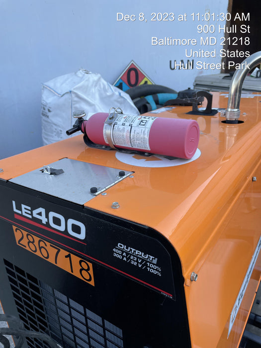 2022 Lincoln Electric LE400 Kubota V1505, Trlr, Cable Rack, Light Kit, ES Decals, T3