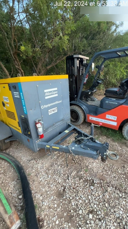 2021 ATLAS COPCO PAS 100 HF CS Enclosed