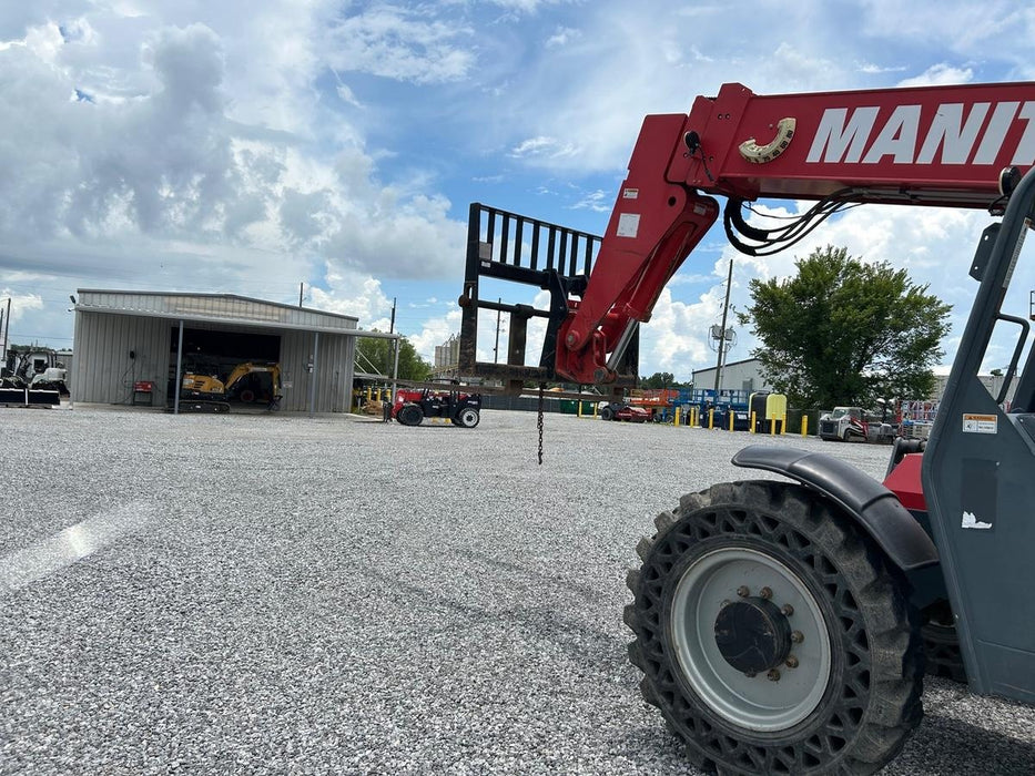 2019 Manitou MTA8044 MTA 8044 - 74 HP T4, Canopy, Worklights/Strobe, Beacon, 66" Carriage, 48" Forks, Solid Tires, Lift Hook, Aux Hydraulics