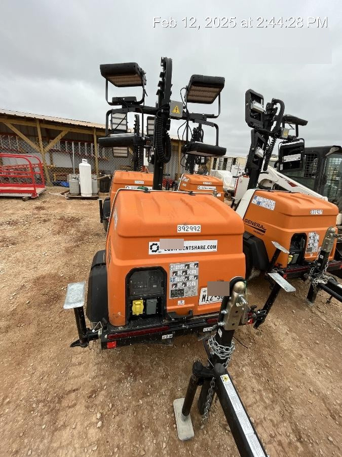 2024 Generac MLT2 Diesel, Flex Switch 120V Input, Powerzone Controller, 
(4) 320W LED Lights, 4kW Generator, 39.9 Gal Fuel Tank, 2" Ball, T3