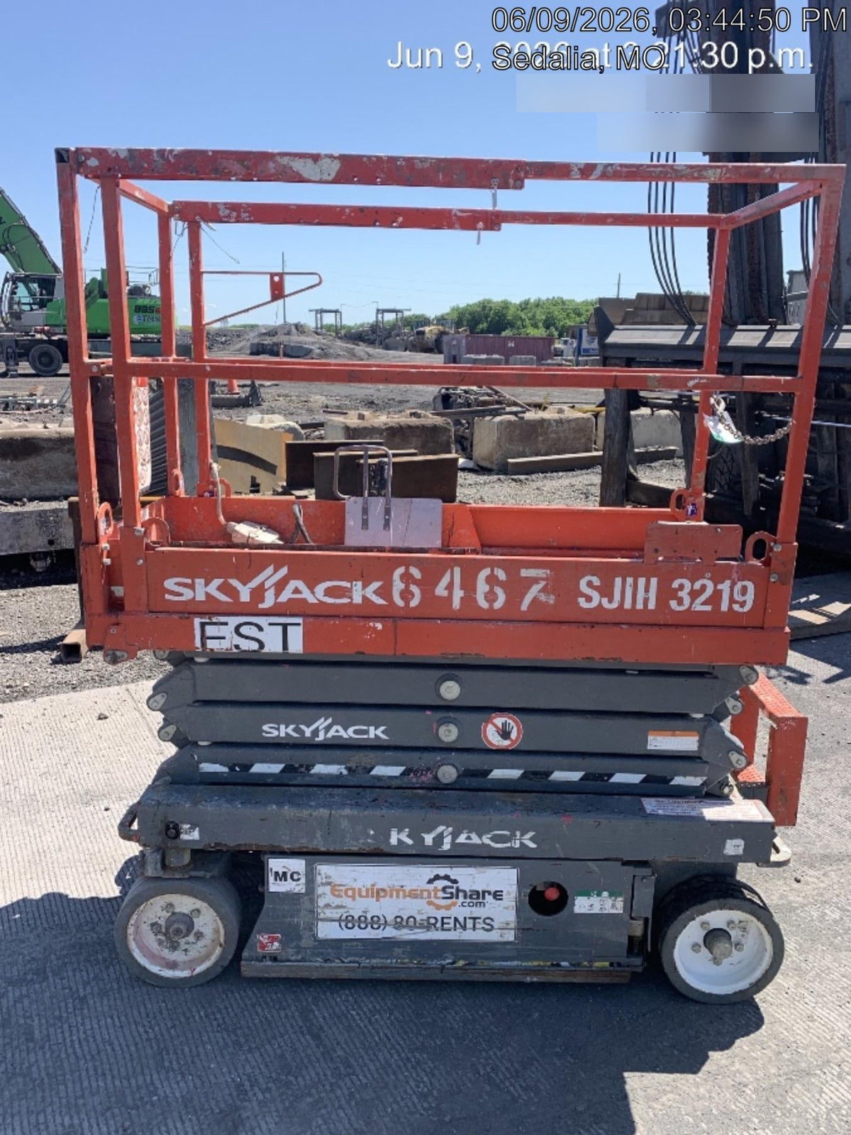 2017 Skyjack SJIII-3219 Skyjack SJ3219, Extended Warranty 5yr/5k hr
