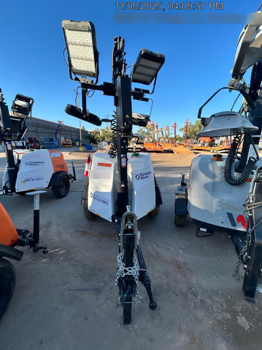 2023 Generac MLT2 Diesel, Flex Switch 120V Input, Powerzone Controller, 
(4) 320W LED Lights, 4kW Generator, 39.9 Gal Fuel Tank, 2" Ball, T3