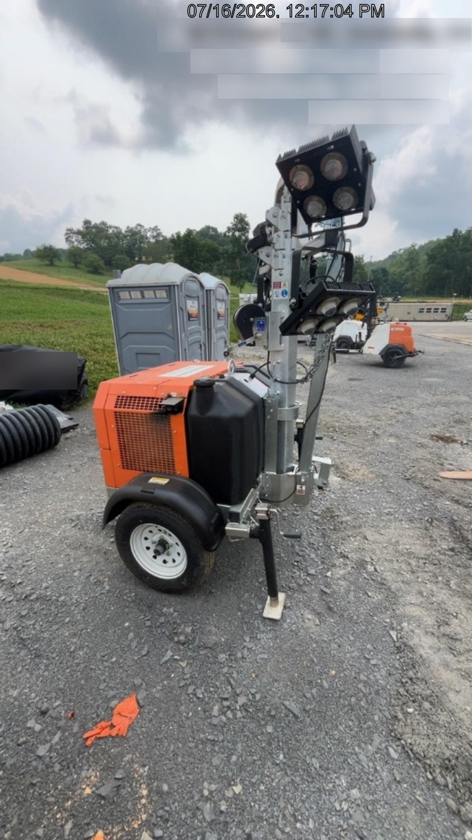2024 Wanco WLTT-4MM4K Diesel, Deep Sea Controller, Shore Power Plug, Auto Start, (4) 350W LED Floodlights, 4kW Generator, 60 Gal Fuel Tank, 2" Ball, T3