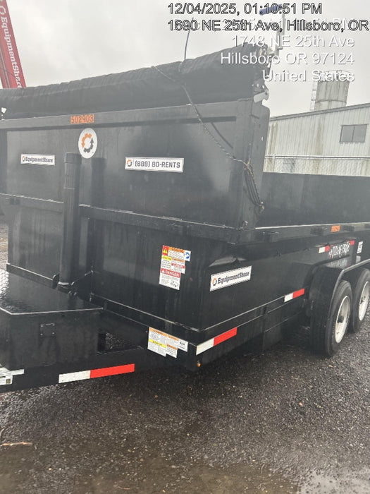 2025 TEXAS PRIDE TRAILERS DT714416KBP