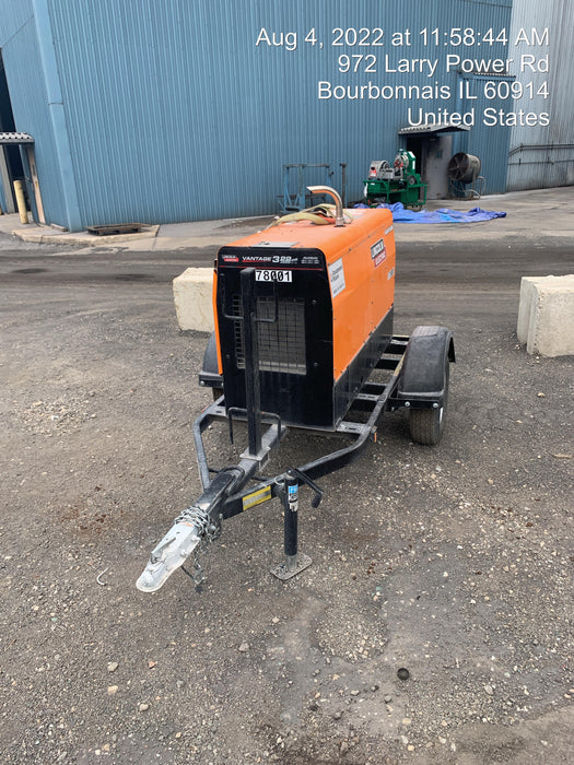 2021 Lincoln Electric Vantage 322 Vantage 322 Ready Pak 3 w/ Decals, ORANGE (includes trailer, cable rack, fender light kit) NO Telematics