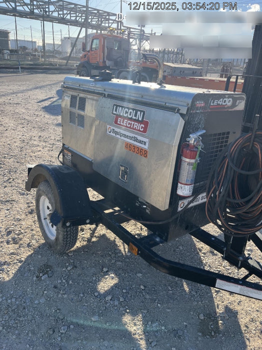 2024 Lincoln Electric LE400 Kubota V1505, Trlr, Cable Rack, Light Kit, ES Decals, T3