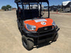 2022 Kubota RTV-X1140W-H Plastic Canopy, Windshield Acrylic Clear, LED Strobe Light, Wire Harness Kit, Back up Alarm