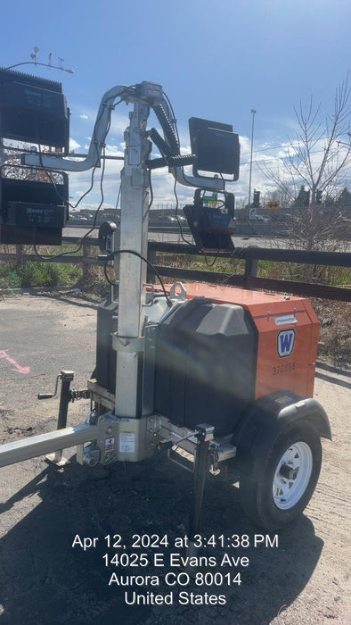 2023 Wanco WLTT-4MM4K Diesel, Deep Sea Controller, Shore Power Plug, Auto Start, (4) 350W LED Floodlights, 4kW Generator, 60 Gal Fuel Tank, 2" Ball, T3