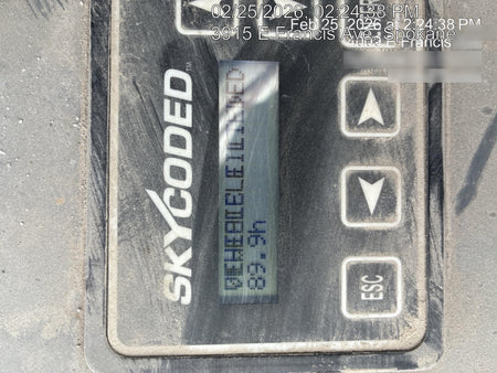 2020 Skyjack SJIII-3219 Solid NM Tires, Half height spring hinged entry gate, Dual Beacons, 800W Inverter