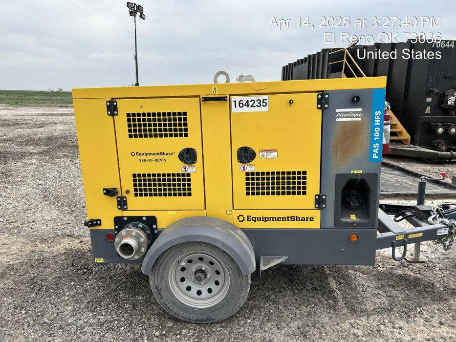 2021 ATLAS COPCO PAS 100 HF CS Enclosed