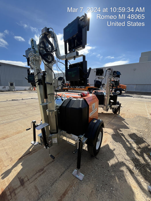 2024 Wanco WLTT-4MM4K Diesel, Deep Sea Controller, Shore Power Plug, Auto Start, (4) 350W LED Floodlights, 4kW Generator, 60 Gal Fuel Tank, 2" Ball, T3